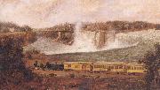 Robert Whale The Canada Southern Railway at Niagara oil painting artist